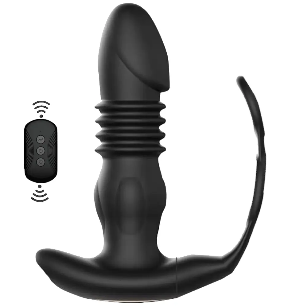 Agor Anal Fantasy Plus Maxcleas Daljinski upravljani naprijed-nazad pokretni prostata vibrator