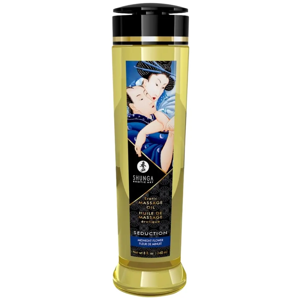 Shunga Seduction Midnight Flower Oil 240 ml Masážno ulje