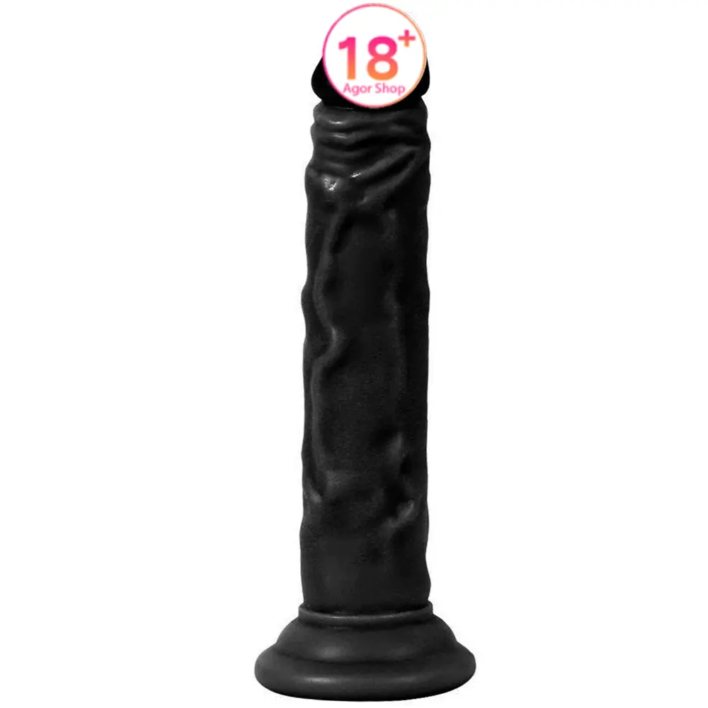 Xise Dildo Series Naturo Crna 18,5 cm Realistički Penis XS-WBC10024