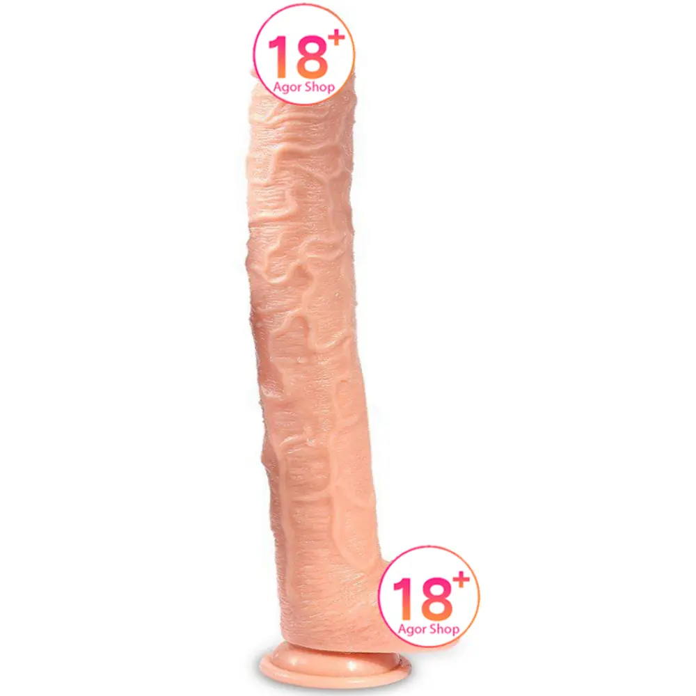 Xise Dildo Series Huoer Fleksibilan 43 cm Realistički Veliki Penis