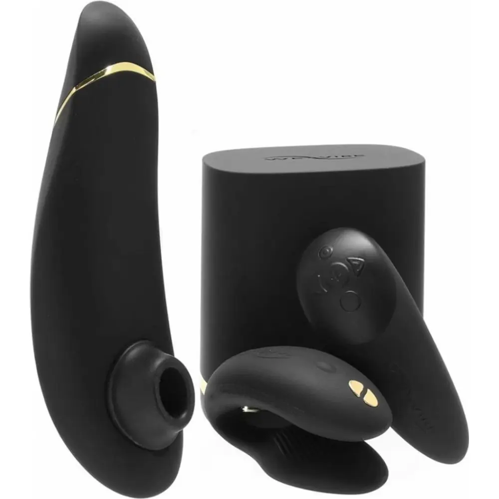 Golden Moments Kolekcija 2 - We-Vibe Chorus Parovni Vibrator i Womanizer Premium 2 Klitoris Stimulator