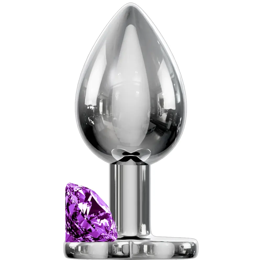 Agor Booty Jewellery Srebrni Metal Anal Plug Veliki