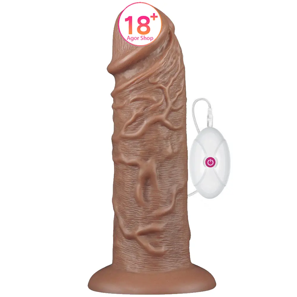 Lovetoy realistični debeli dildo kraljskog formata s vibracijom LV111120