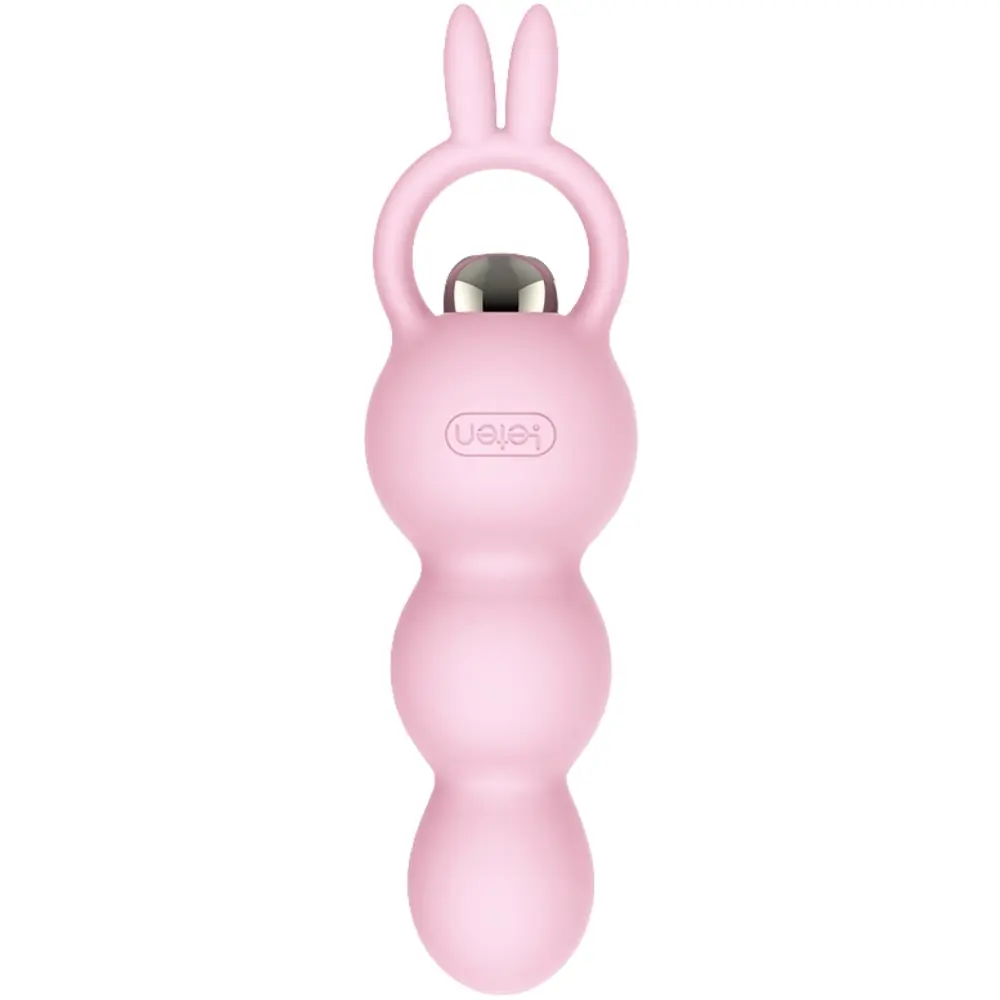 Leten Baby Bunny super silikon vibrirajući anal plug