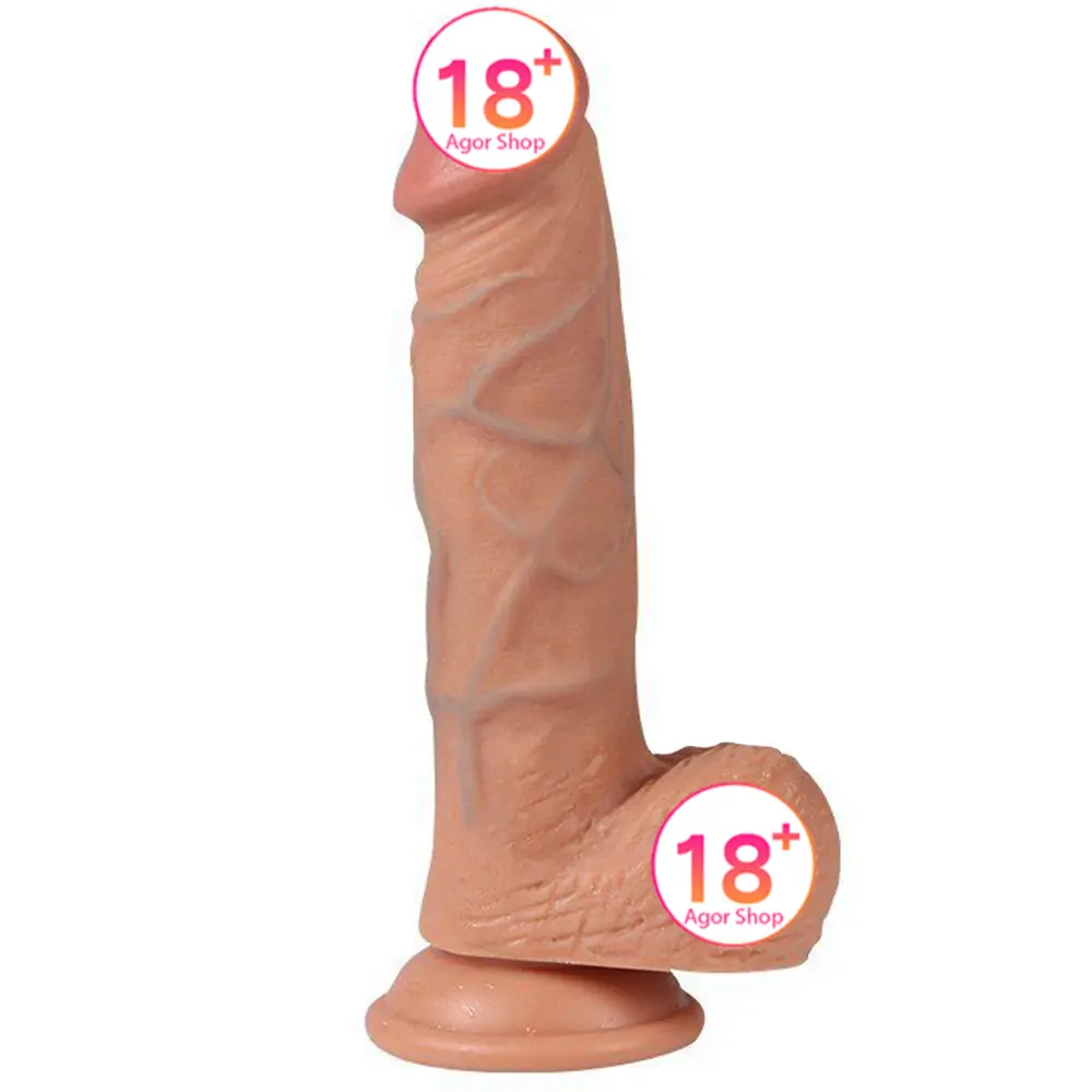 Shequ Hans Blue Vein dvojnog sloja realistični penis