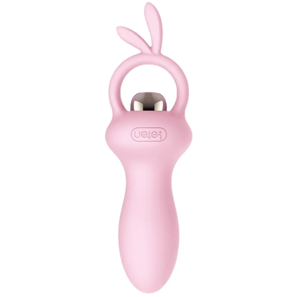Leten Baby Bunny super silikonski vibrirajući anal plug