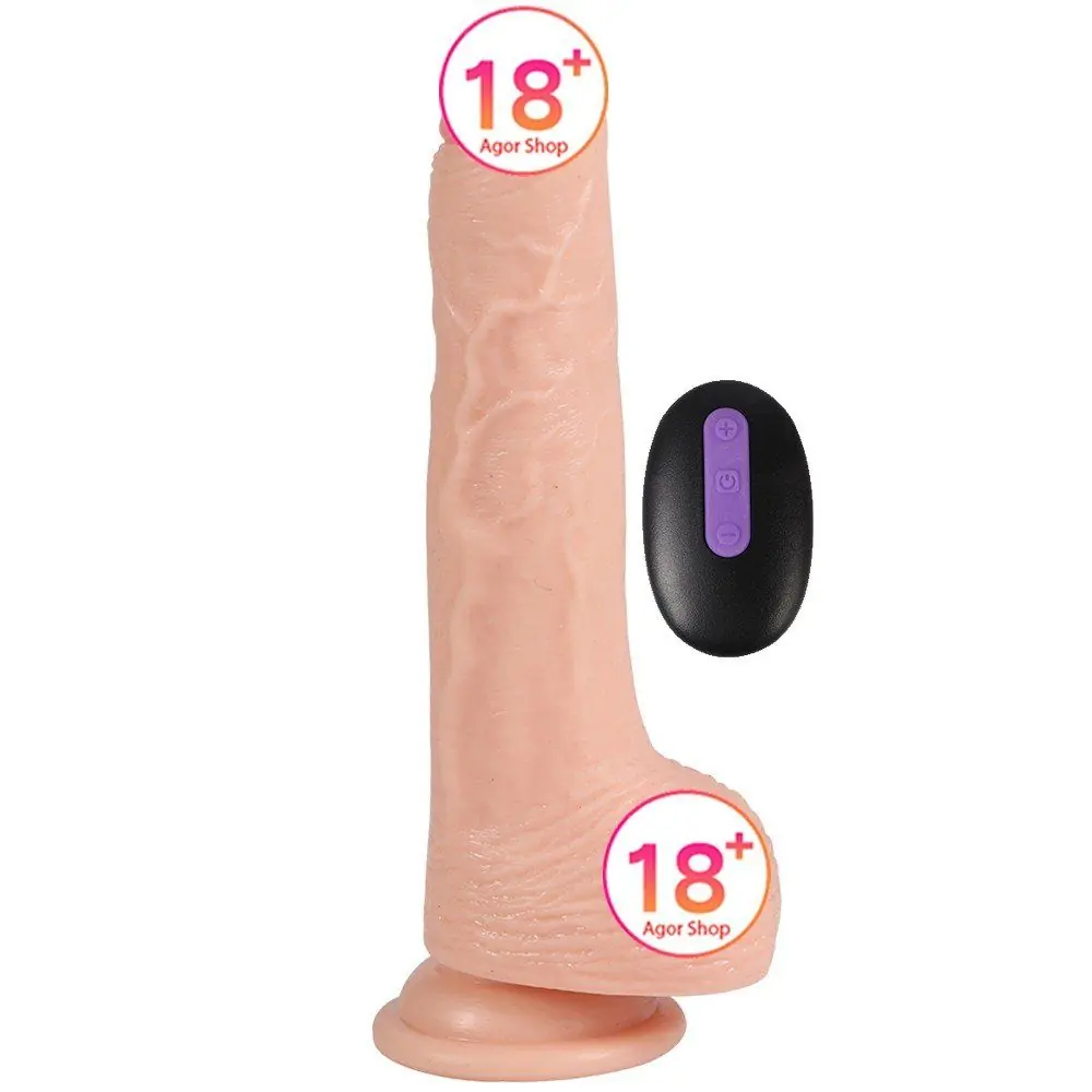 Dildo Series Harding 22 cm 20 modova vibrirajući realistički dildo s daljinskim upravom