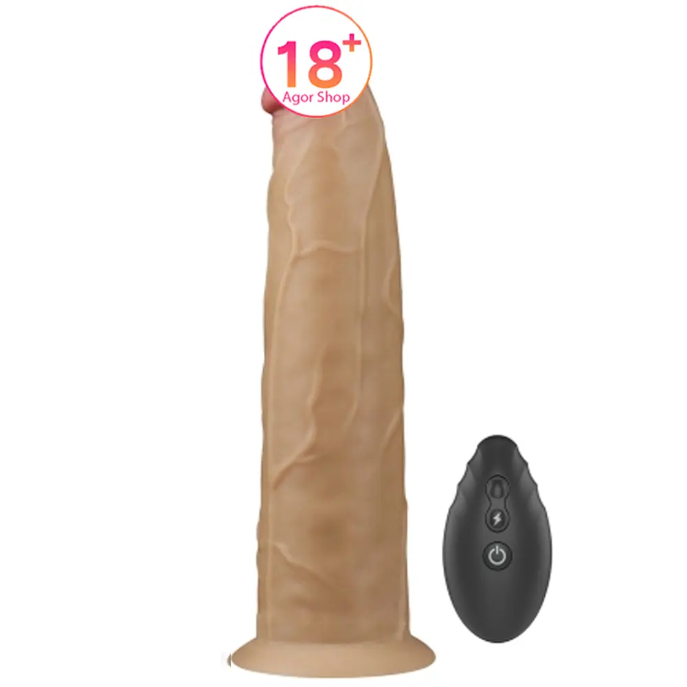 Lovetoy dual layered silikon rotator 20 cm pokretni realistički dildo