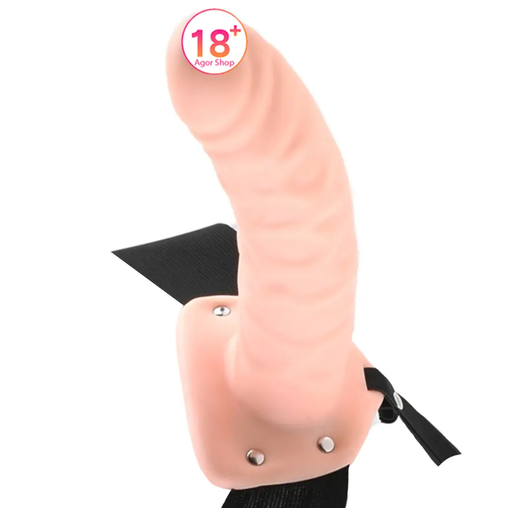Pipedream Fetish Fantasy Series 8-inch Hollow Strap-On Flesh