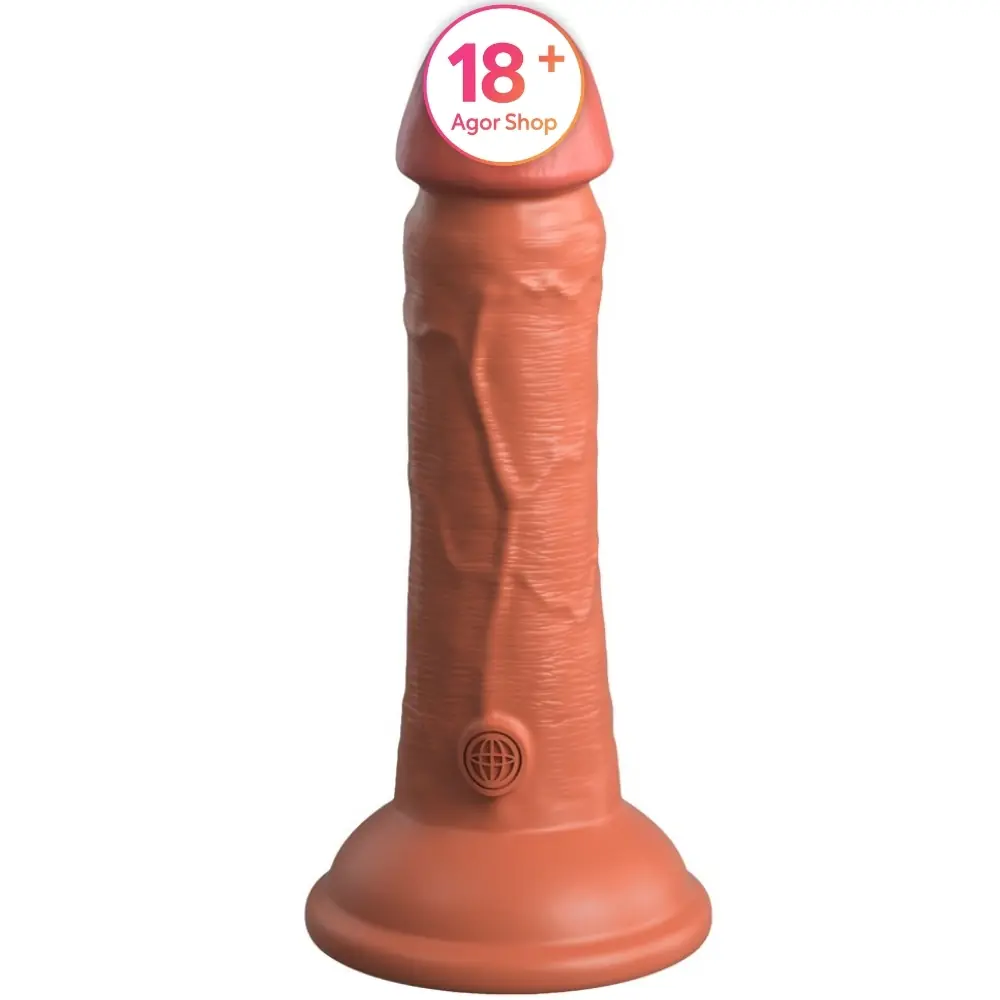 Pipedream King Cock Elite 6 inča Vibrirajući Penis s Dvostrukom Gustinom