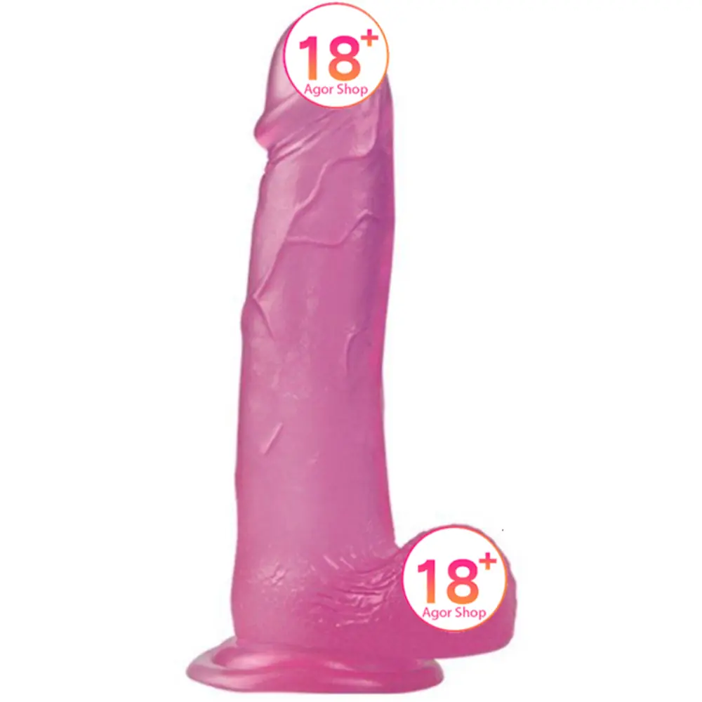 Lovetoy Gel Studovi Roze Veliki 20 cm Jel Penis