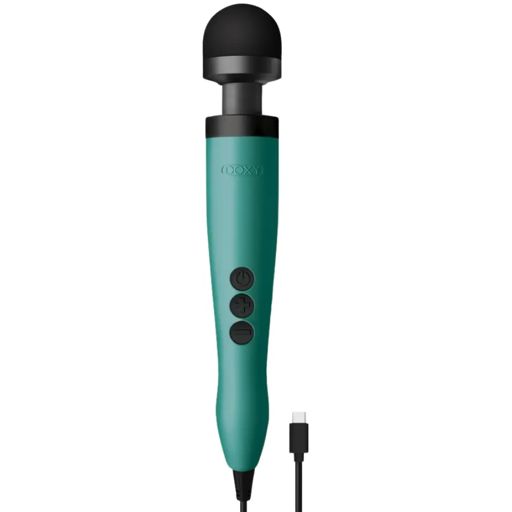 Doxy 3 Stylish Masažna Štap USB-C Punjivi Vibrator Turquoise