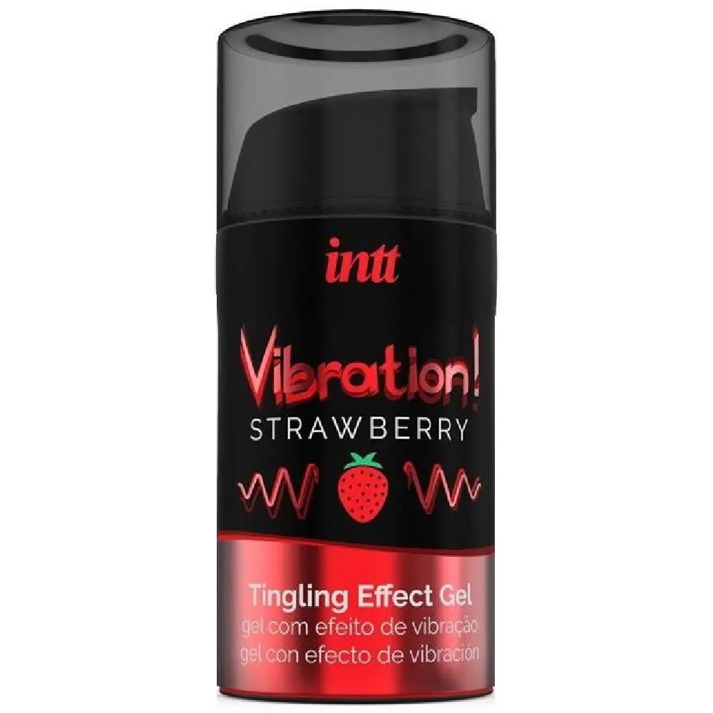 Intt Vibration Strawberry 15 ml tečni vibratori
