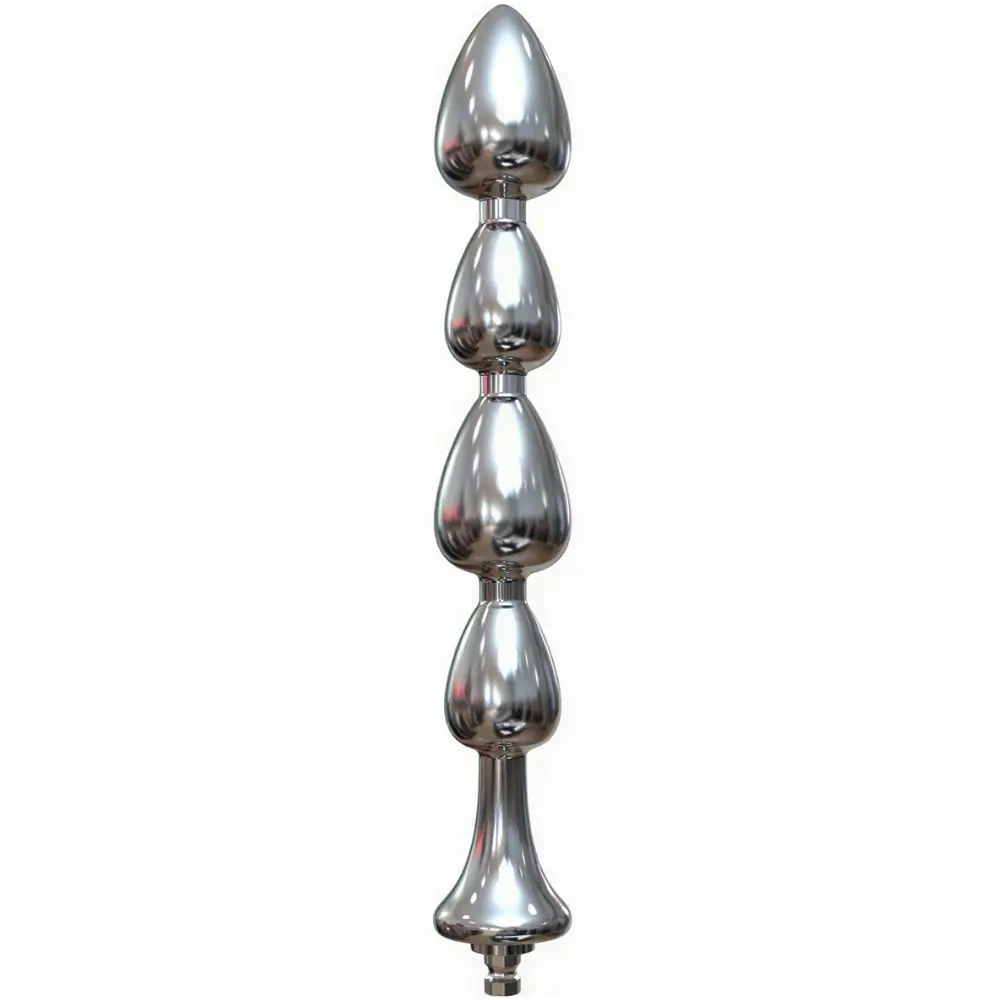 Hismith Sex Mašina KlicLok 8,5 inča Glatki Aluminijumski Analni Dildo