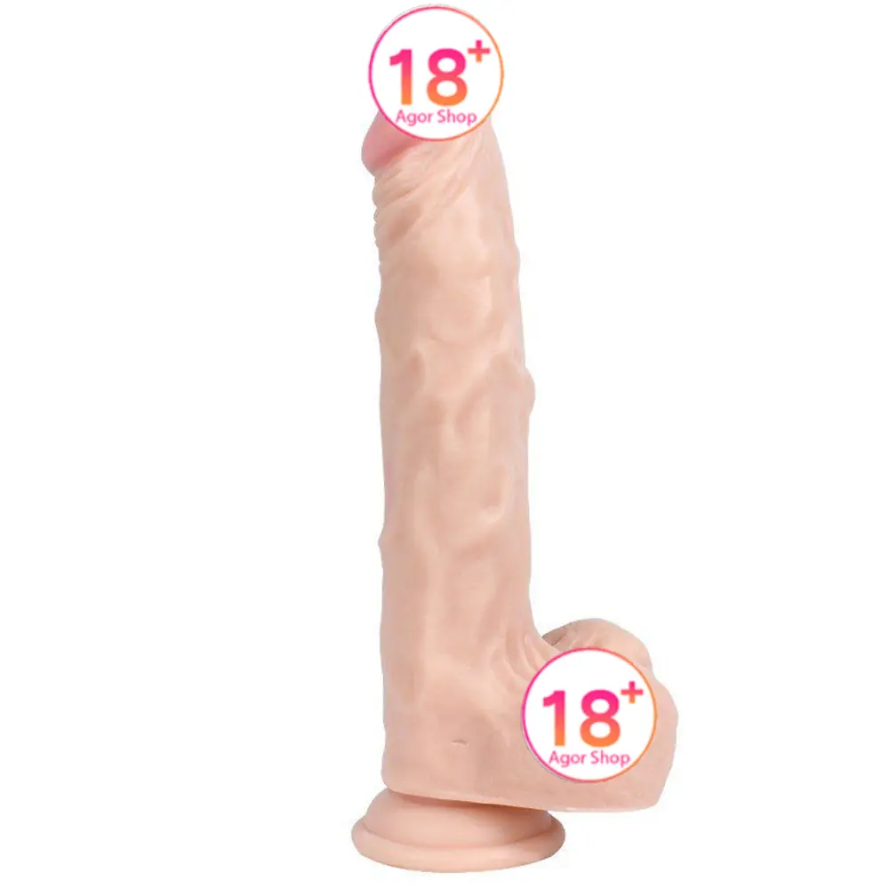 Xise Dildo Series Victory Hero Flesh 24 cm Realistički Penis XS-WBC10005