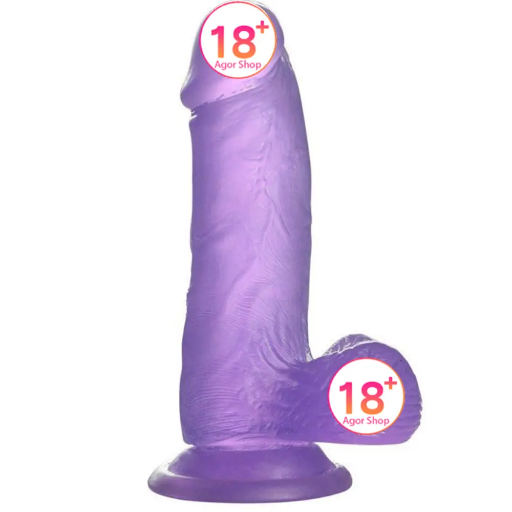Lovetoy Ljeli Studovi Ljubičasti Dildo Mali 15 cm