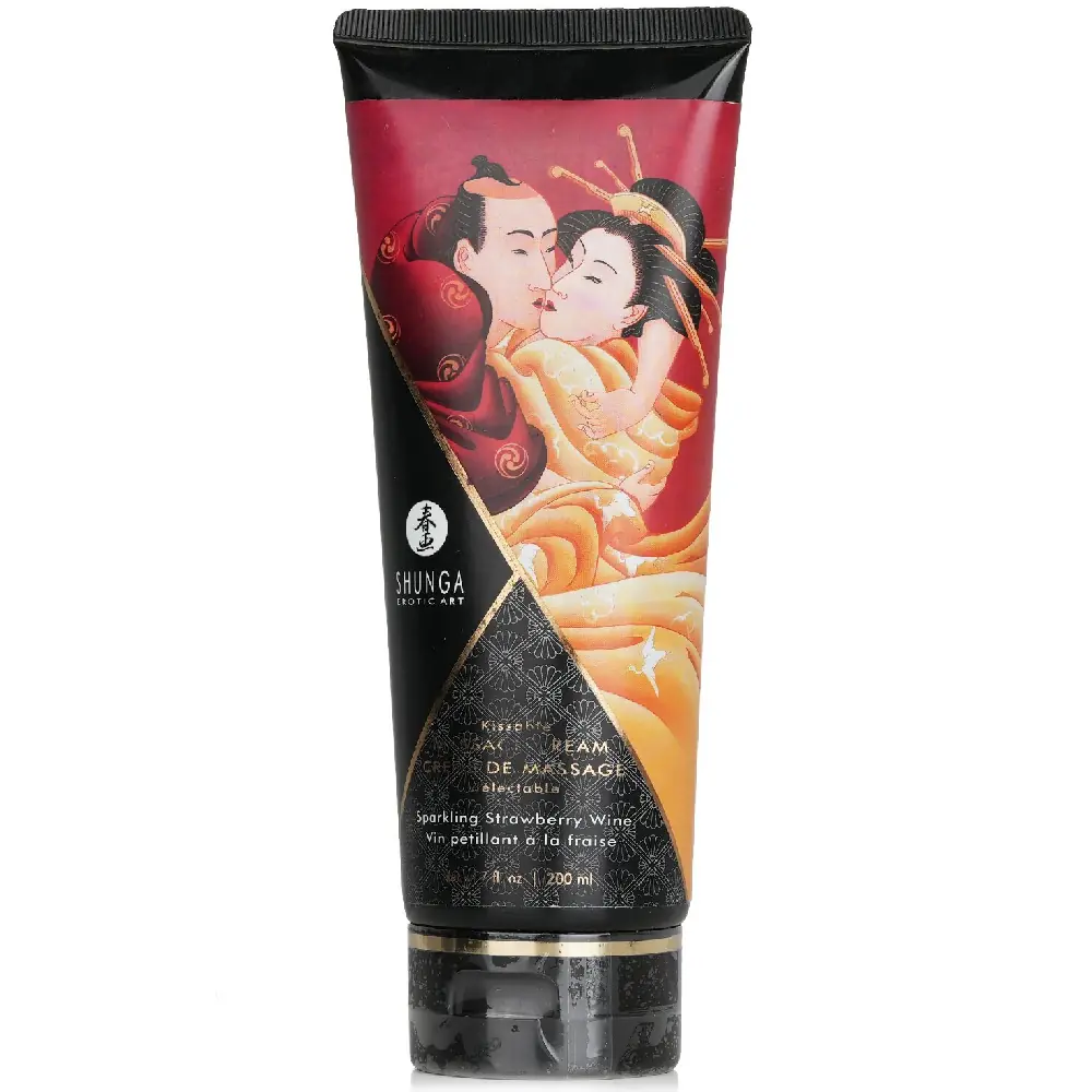 Shunga Krem za masažu koji se može poljubiti jagoda 200 ml