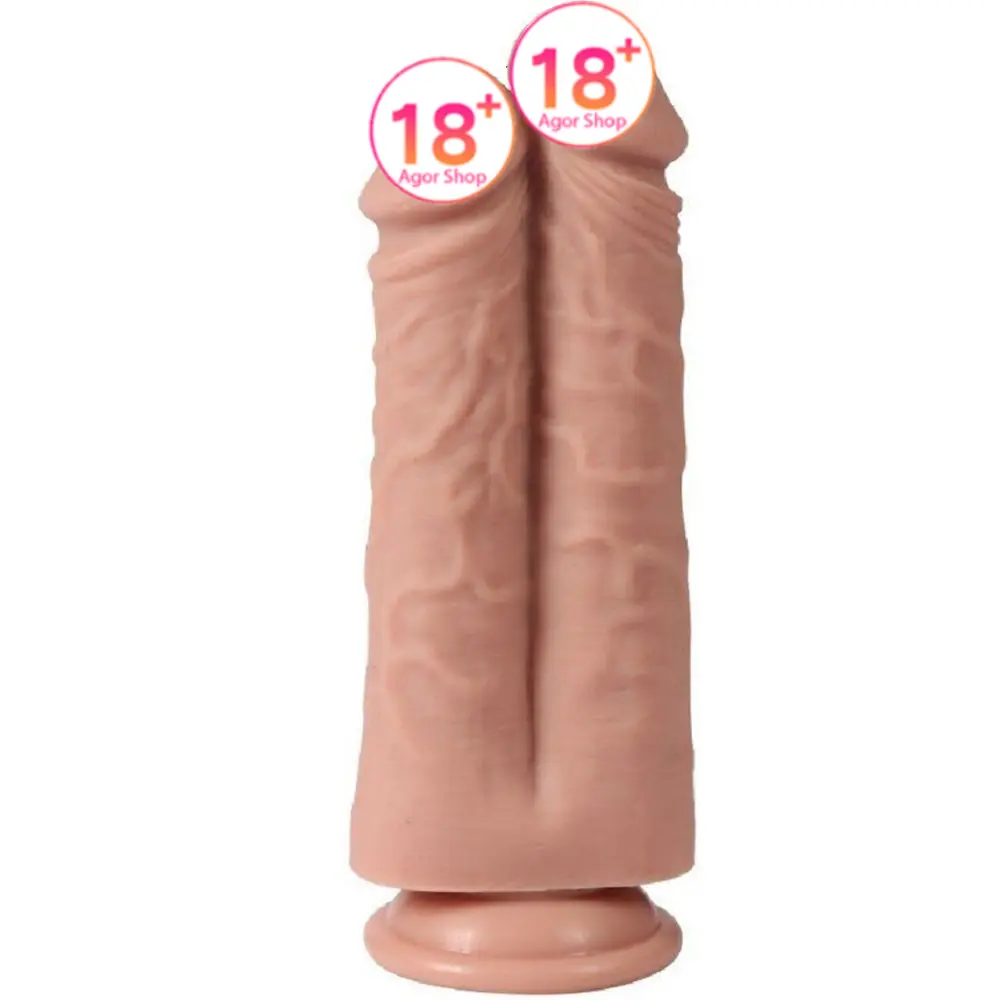 Dildo Series Anthony Dupli Mekana Tekstura Dvostruki Realistični Dildo XS-WBD10082