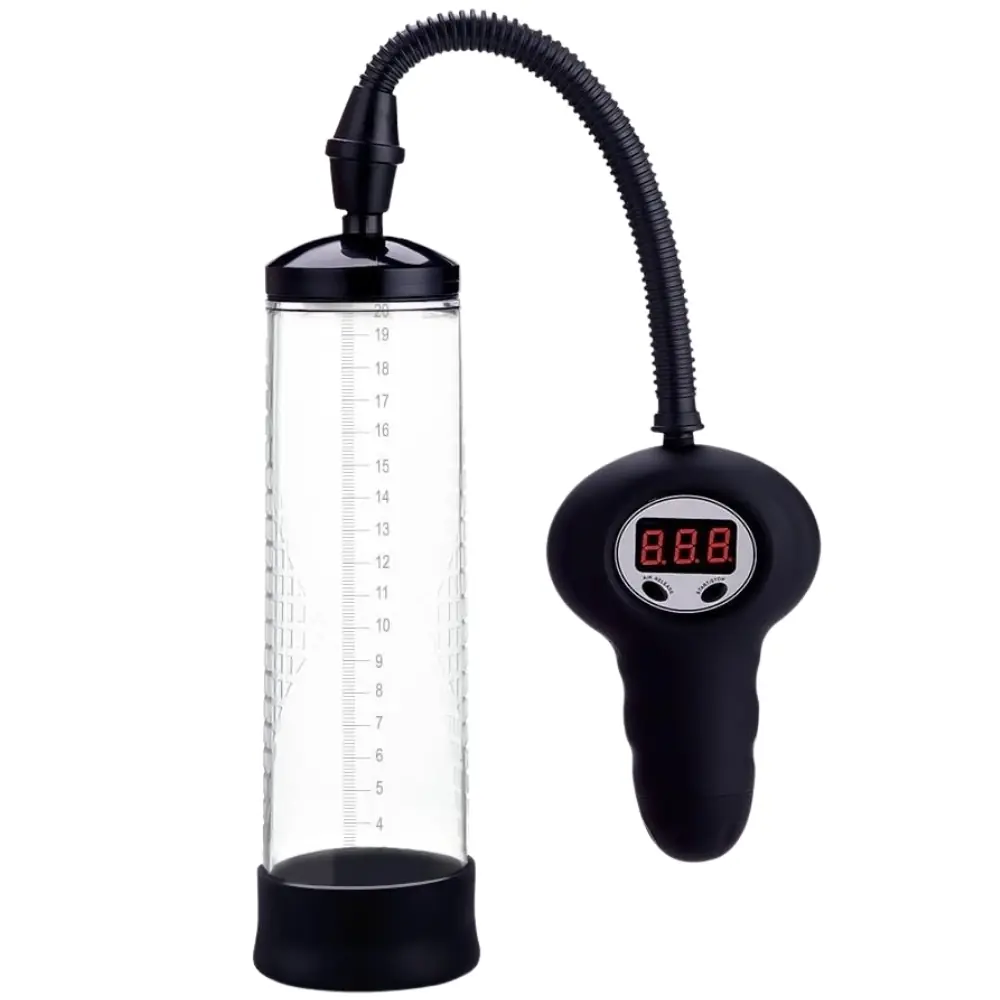 Agor Canwin Passion Pump digitalni prikaz automatska penis pumpa