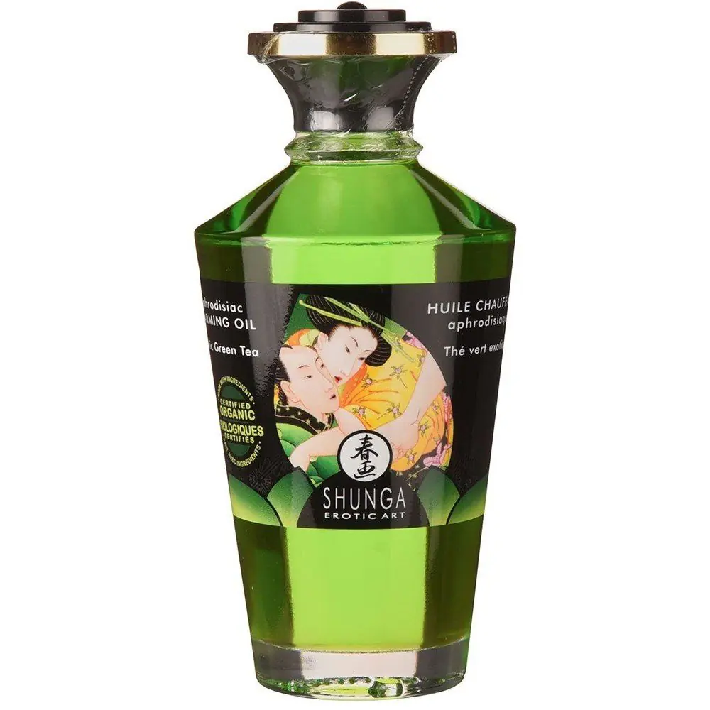 Shunga Aphrodisiac Warming Oil Green Tea 100 ml