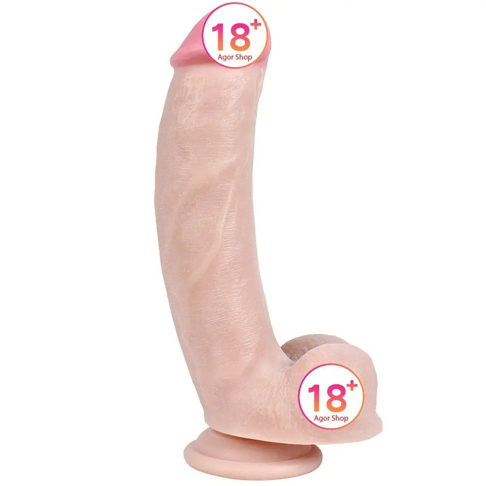 Dildo Series Bruce Wills 22 cm mekanički realistički teksturiran penis XS-WBC10008