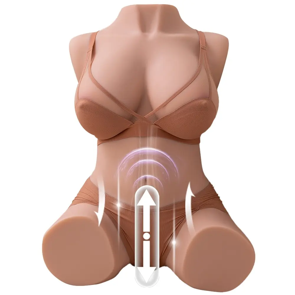 Shequ Dania Doll automatski potiskivanje polu-tijelo masturbator