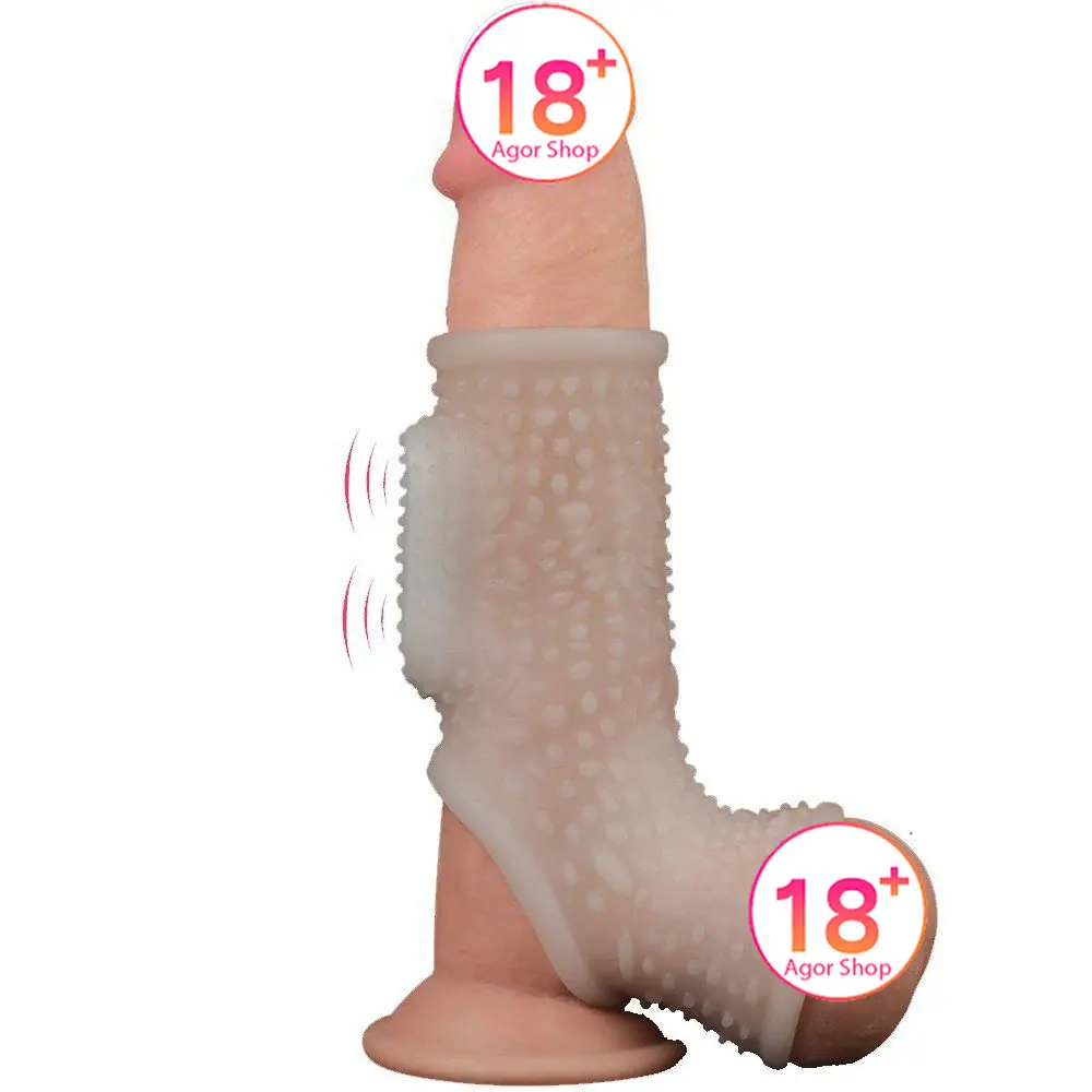 Lovetoy Vibrirajući Drip Knights Prsten s Manžetom za Skrotum Pokrivač Penisa LV343116