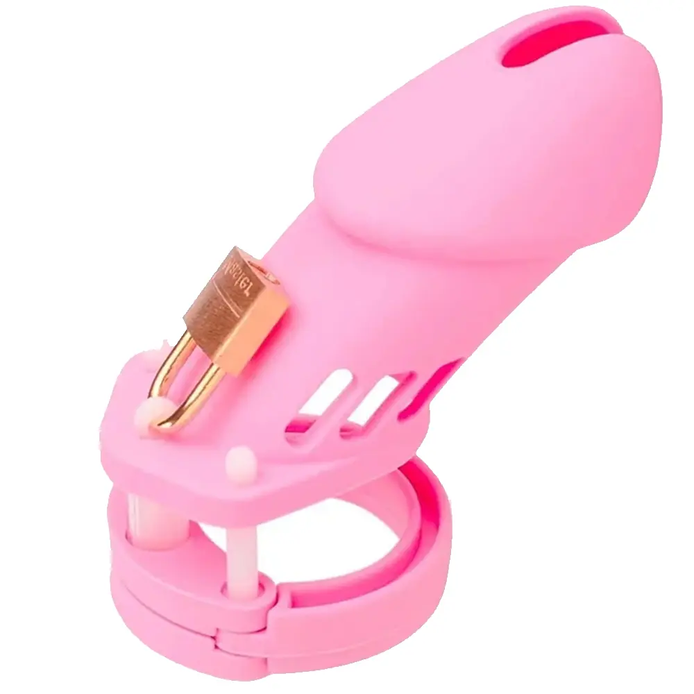 Agor Master Chastity Pink Plastični Kavez Za Penis