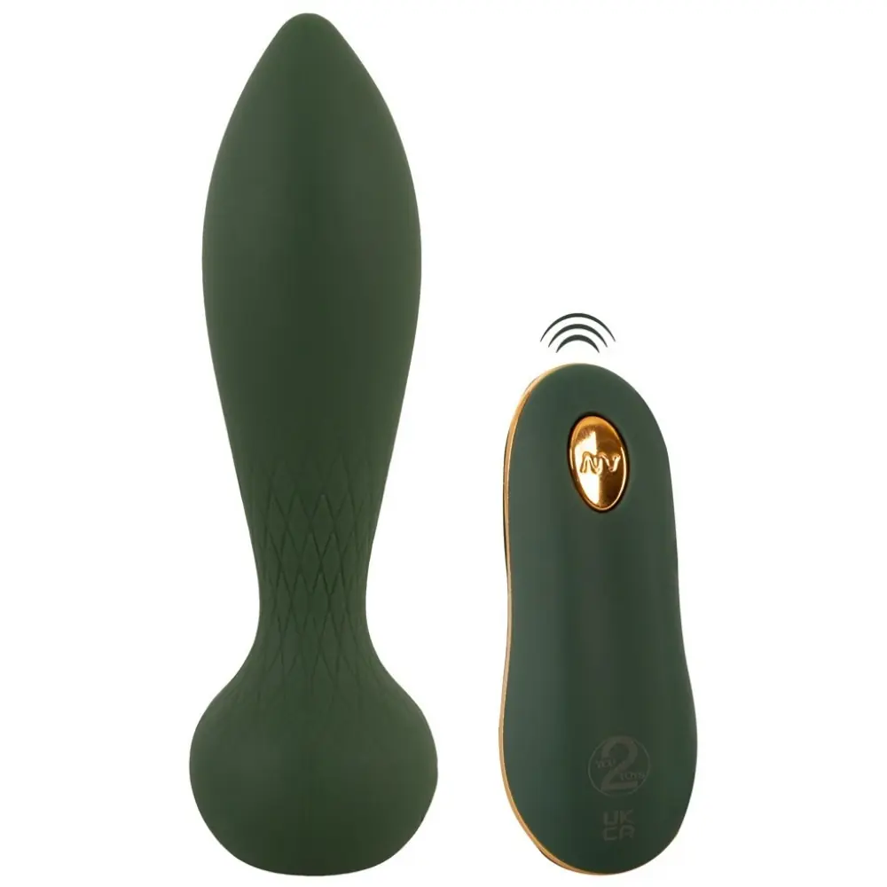 Emerald Love luksuzni analni plug vibrator sa daljinskim upravljačem