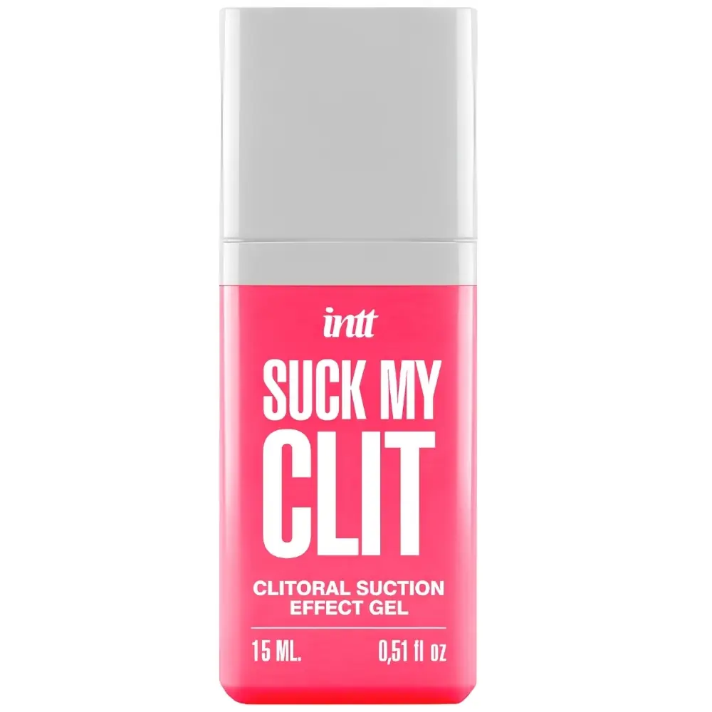Intt Suck My Clit klitoralni suctionski efekat jagoda gel 15 ml