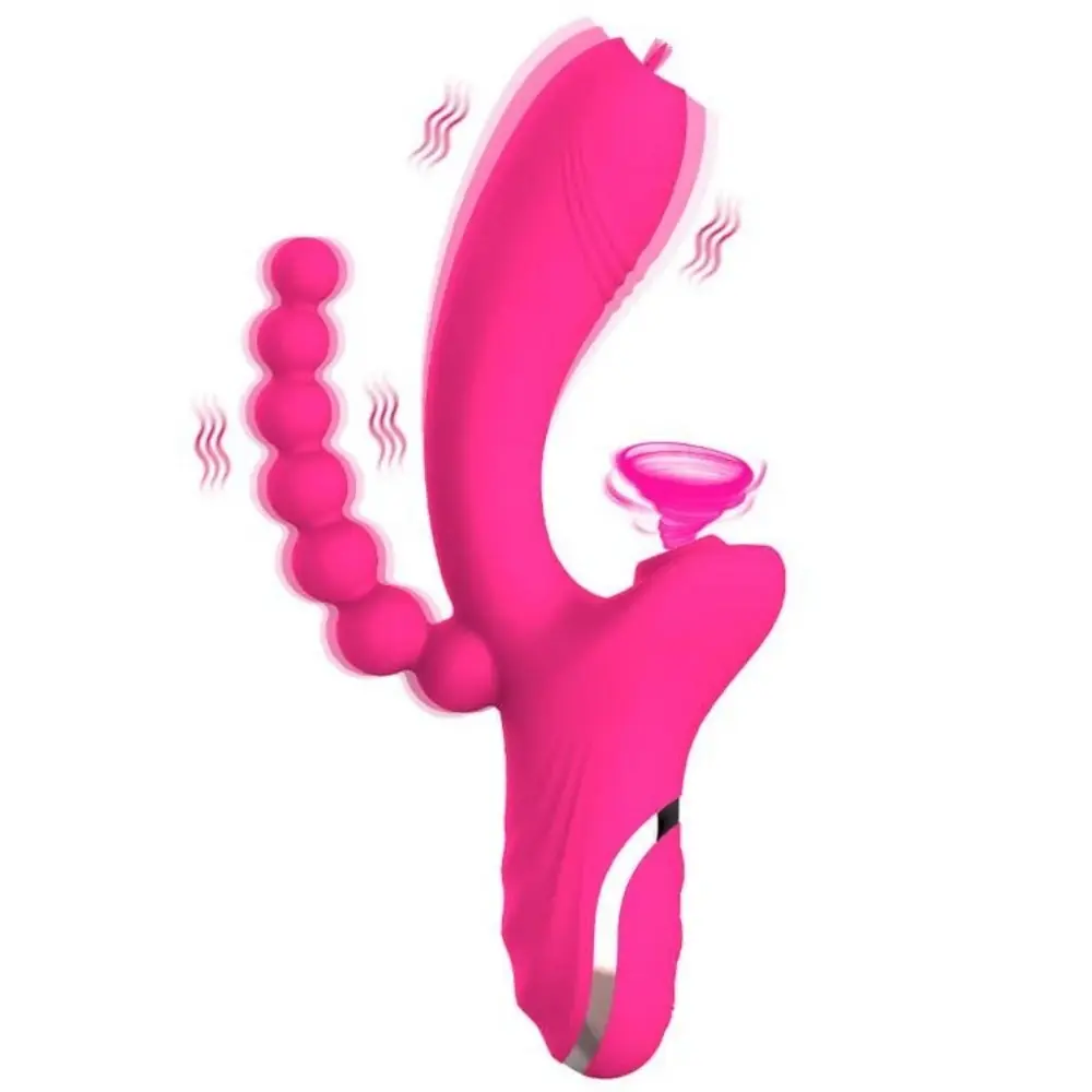 Agor 3D stimulacija 3 u 1 usisivač i jezični vibrator