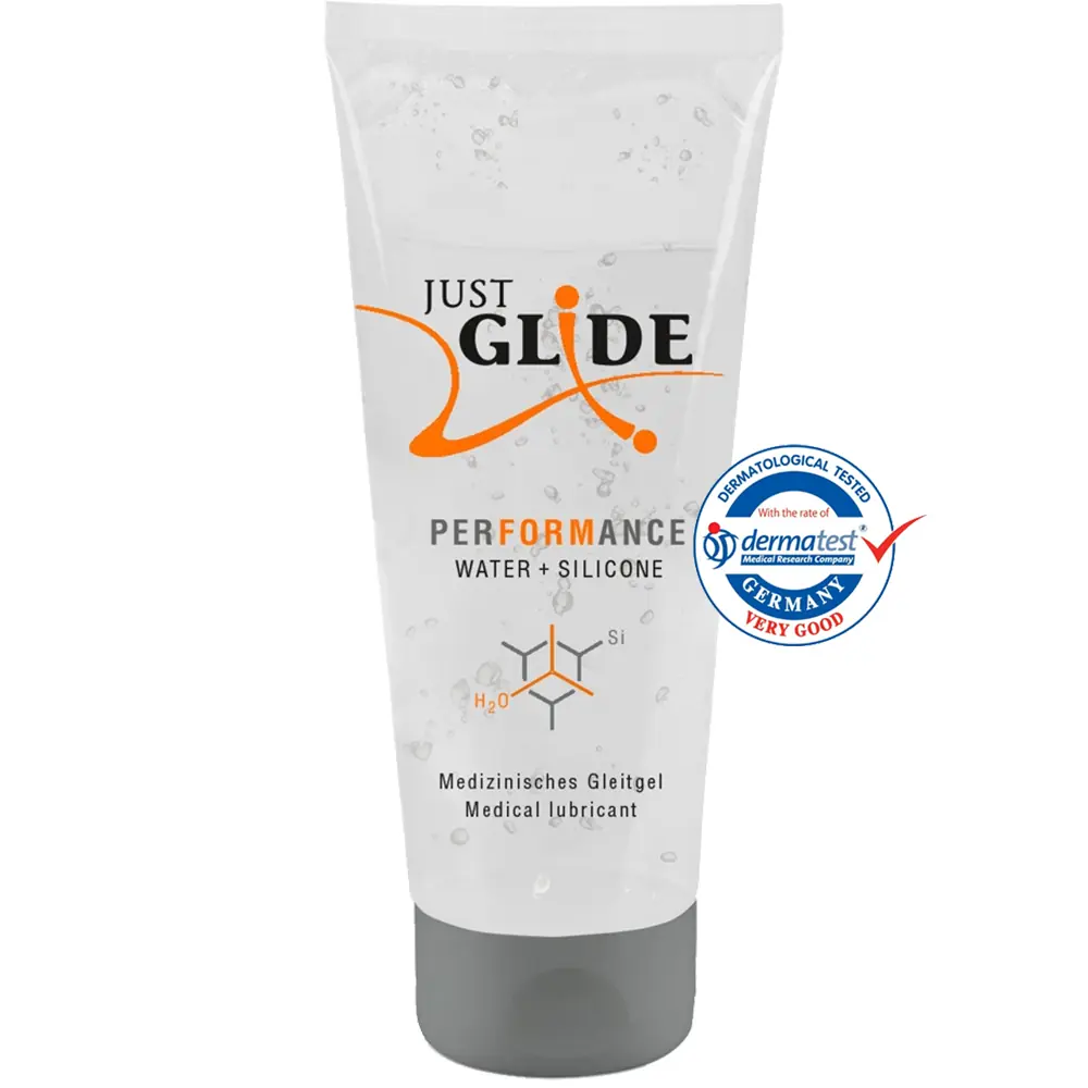 Just Glide Voda-bazirani i silikonski uniseks performans gel 200 ml
