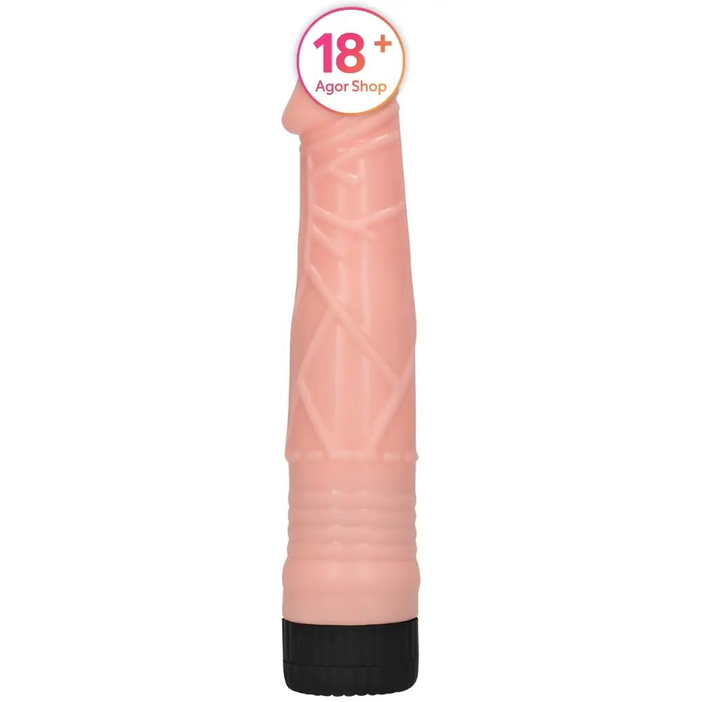 Agor Dildo Vibes Serrated Multispeed Vibrator