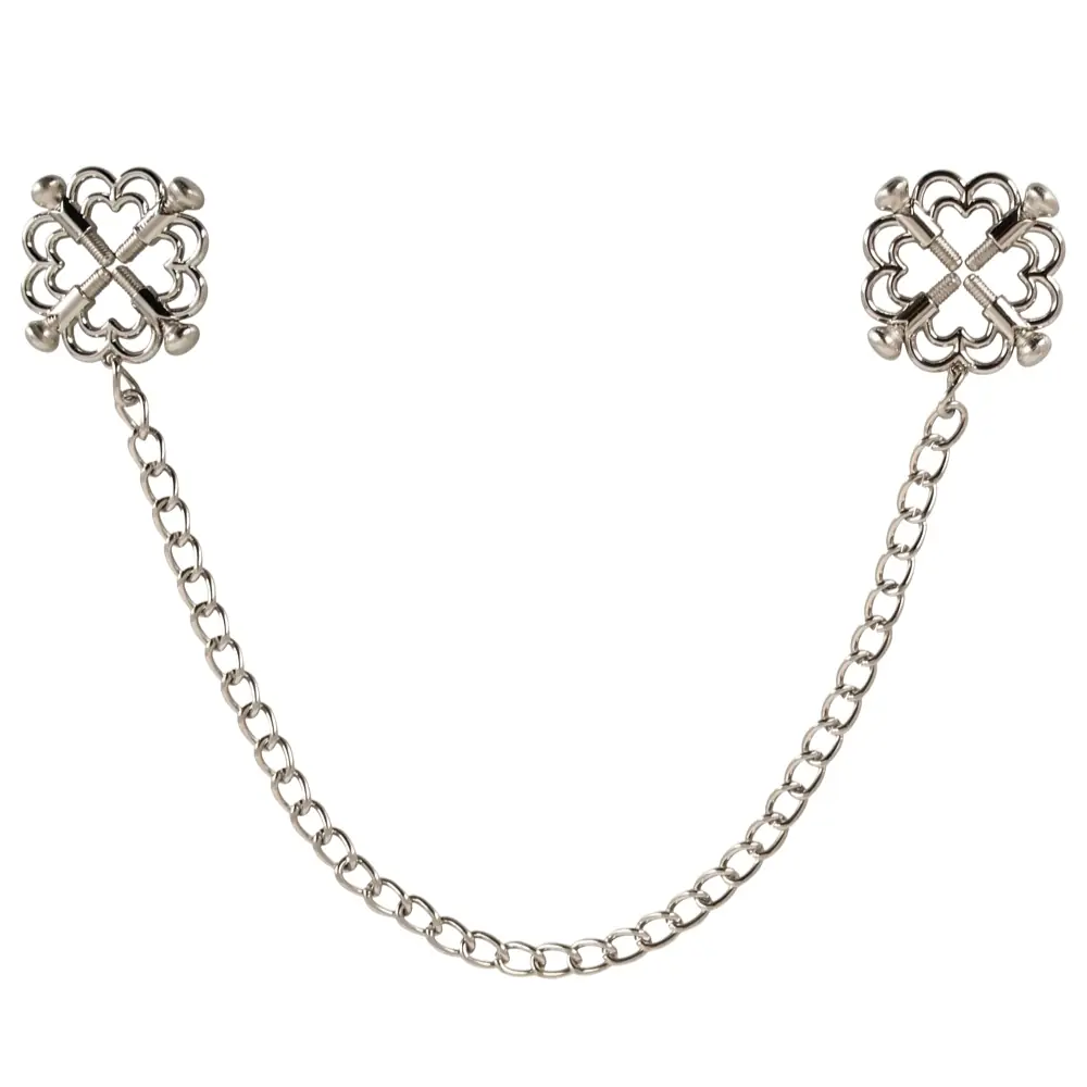 Bad Kitty Nipple Jewellery s metalnom lancem