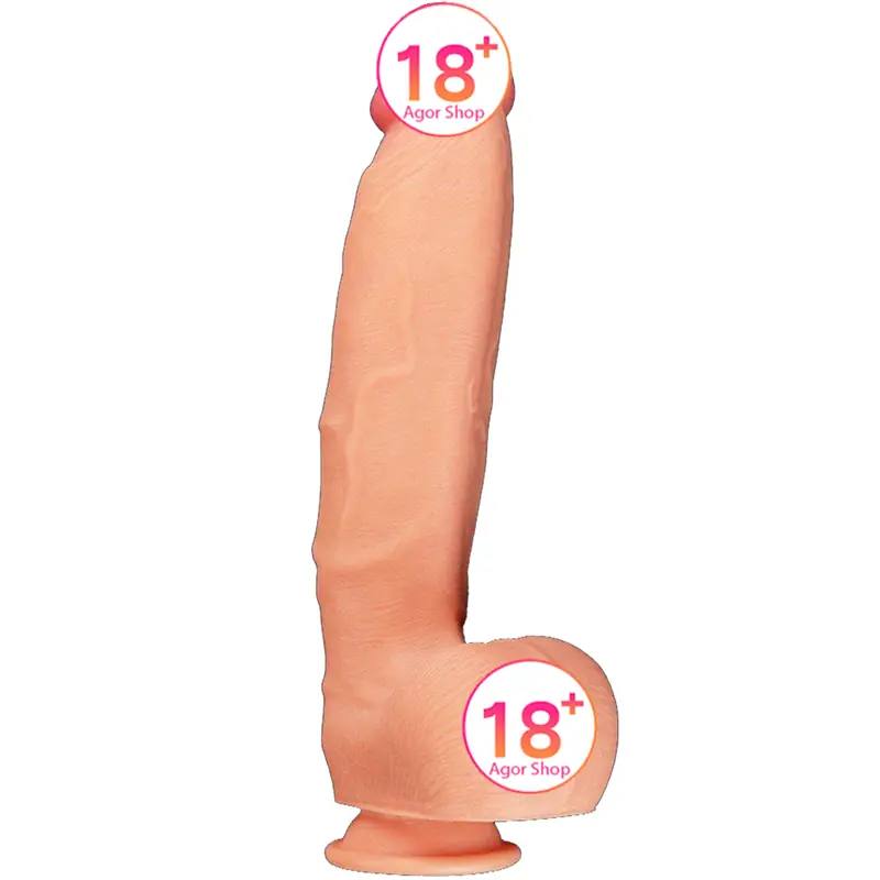 Lovetoy Dualni Dvoslojni Penis 30 cm Veliki Realistički Penis LV411012