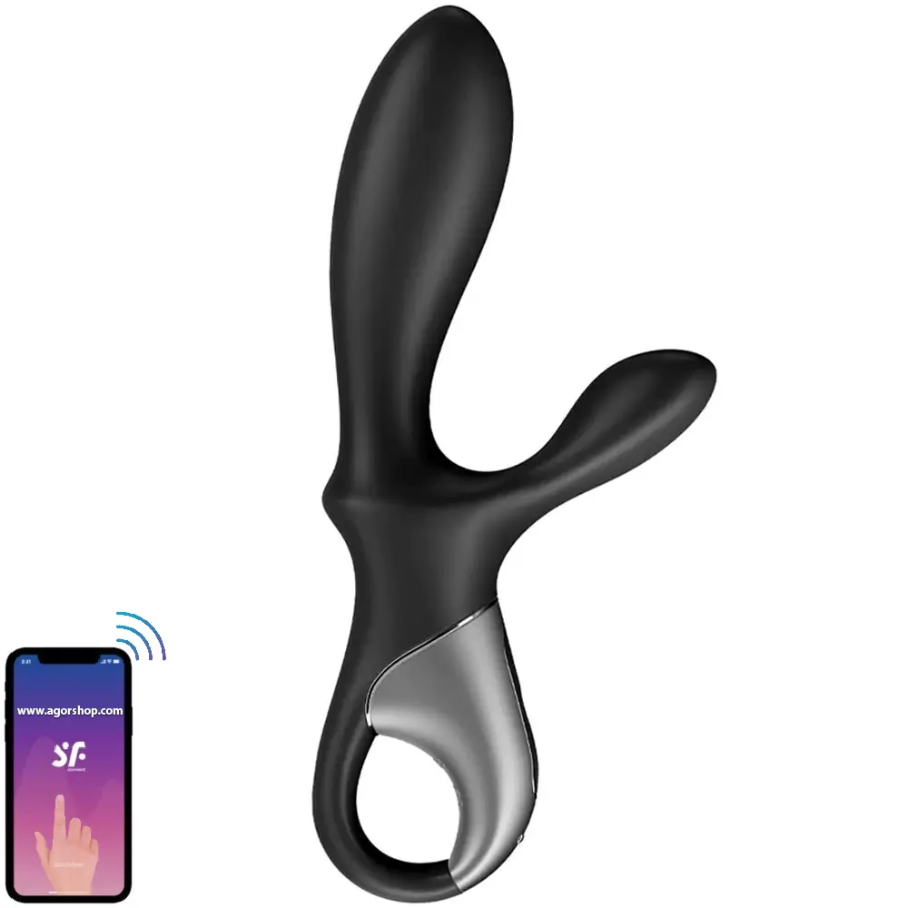 Satisfyer Heat Climax + Rabbit telefon kontrolisani vibrator