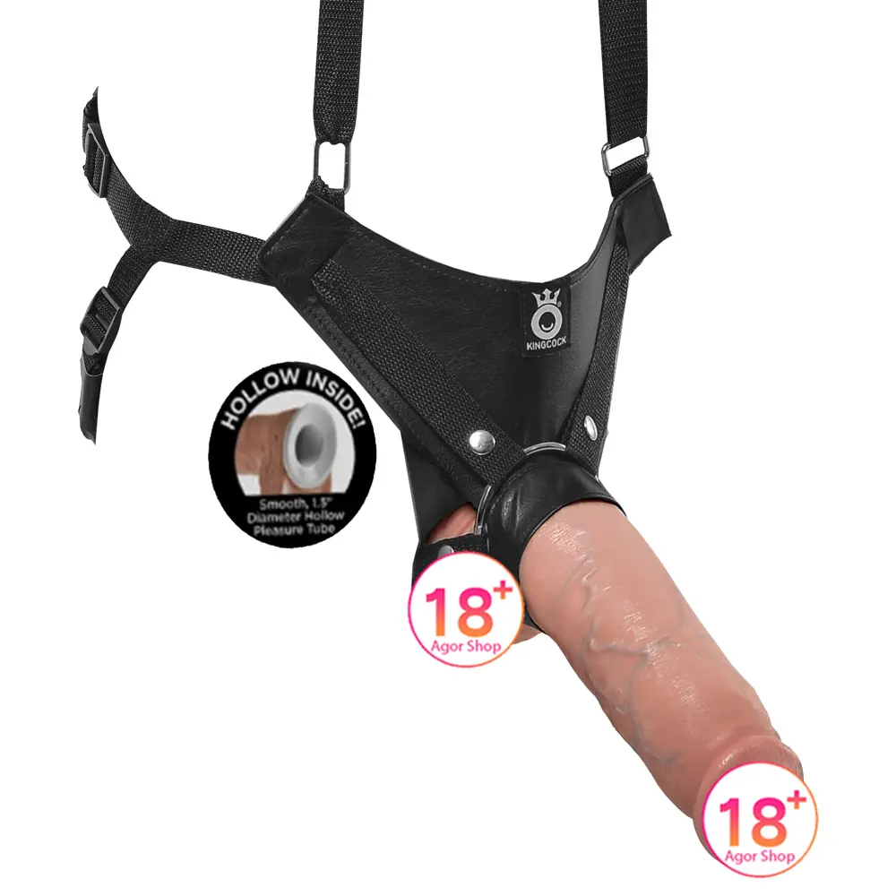 Pipedream King Cock 11-inč Hollow Strap-On Sistem za Podizanje