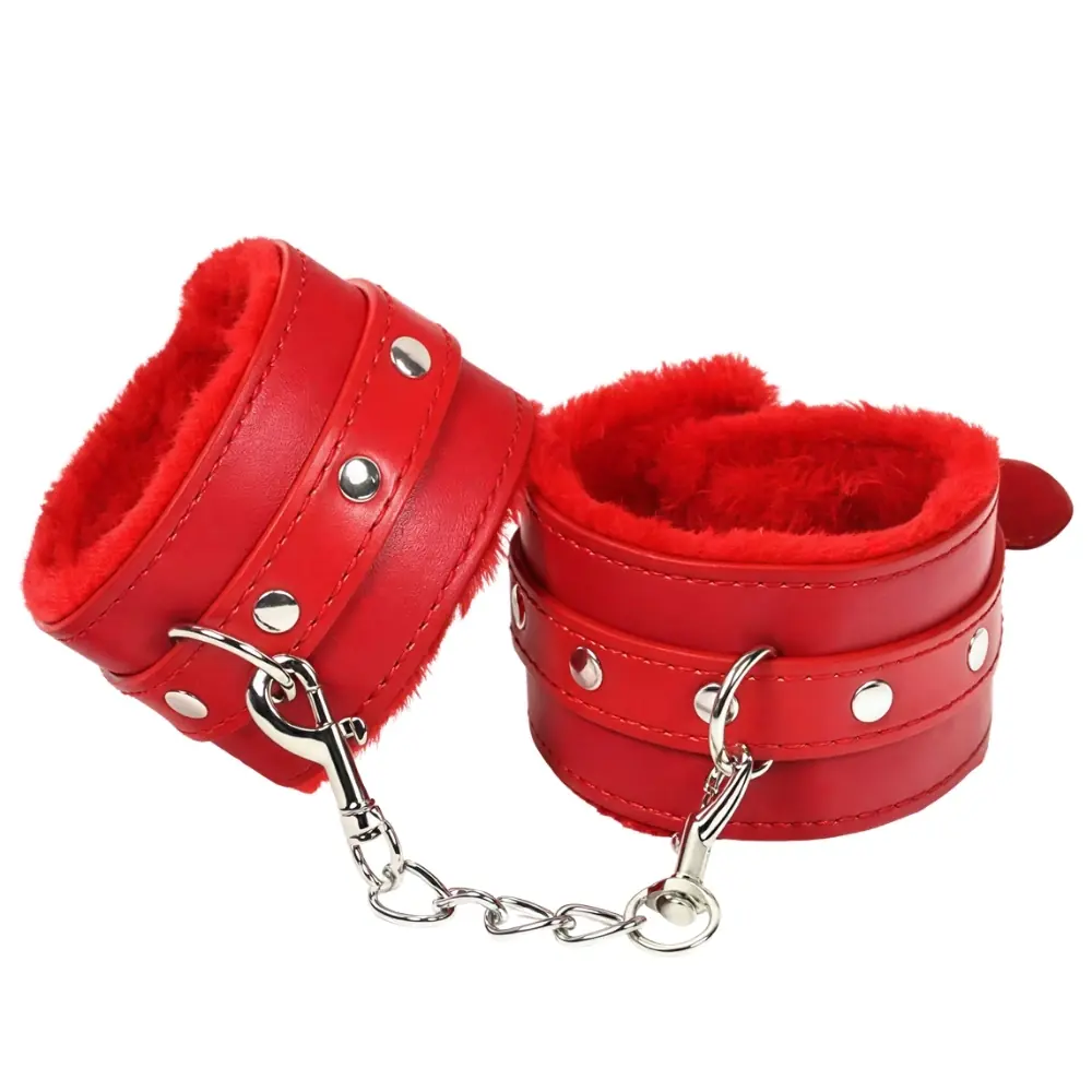 Agor Fetish Fantasy Series Cuffs kožni fetish sa dlakama