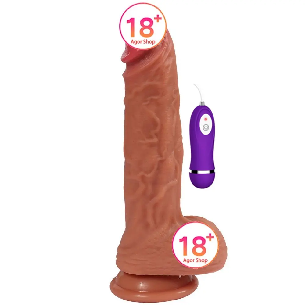 Shequ Dylan 21 cm 10 mod prirodni realistički vibrator