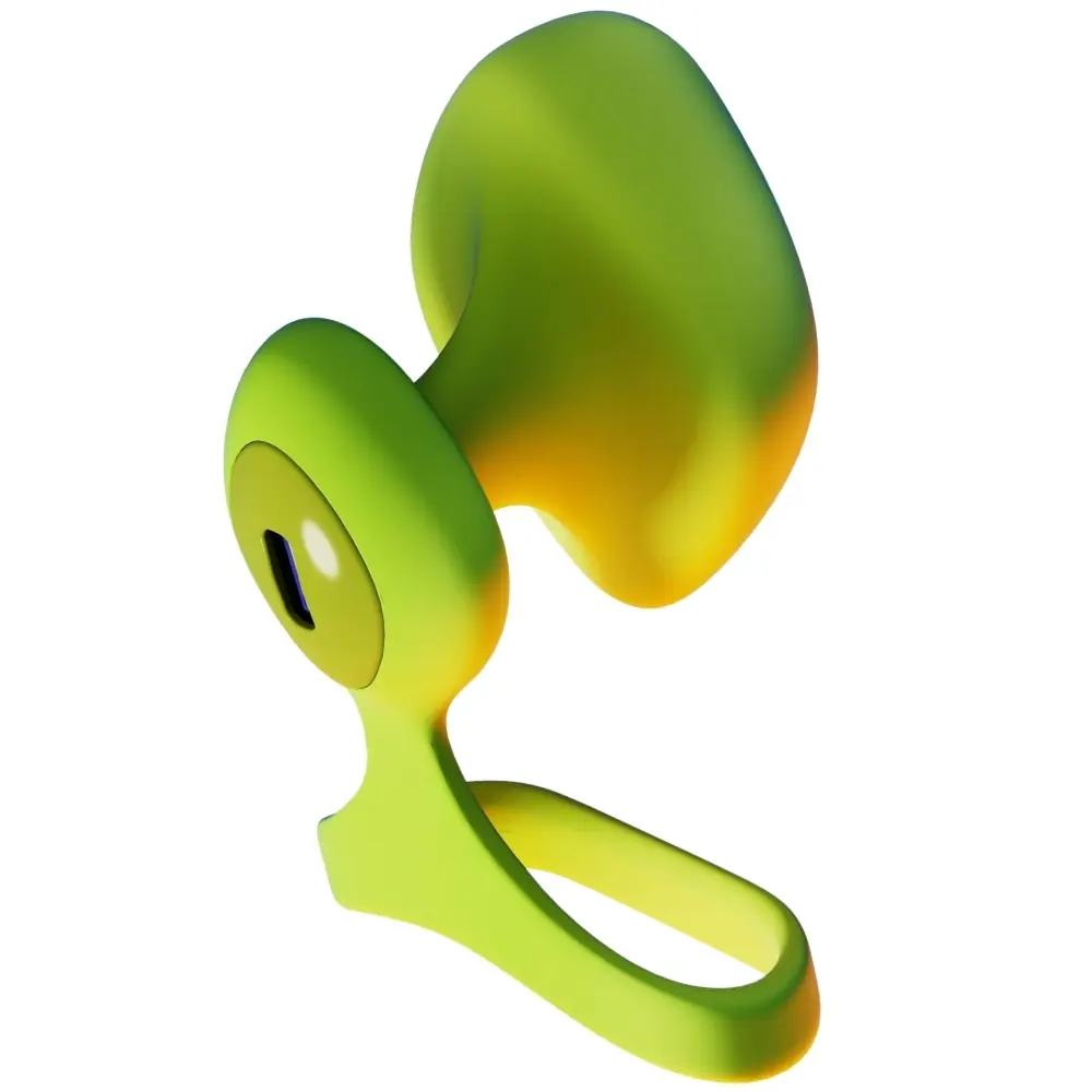 Dame Products Fin 2.0 Finger Citrus Vibrator