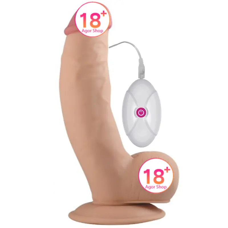 Lovetoy The Ultra Soft Dude 21 cm Realistični Vibrator LV1093