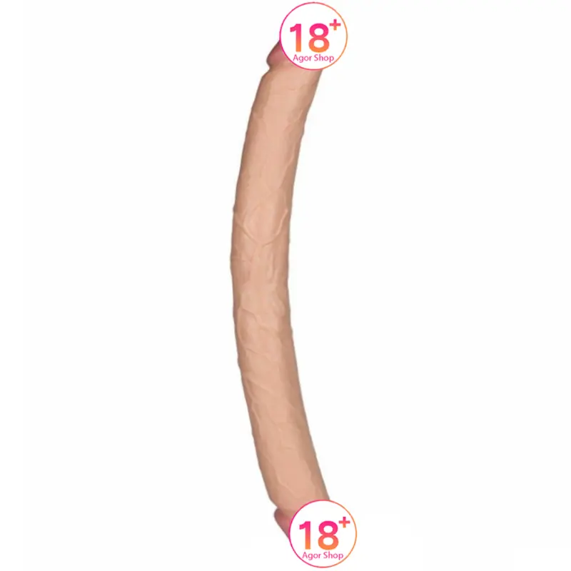 Lovetoy King Size Realistički Slim Ultra Dupli Dildo 45 cm